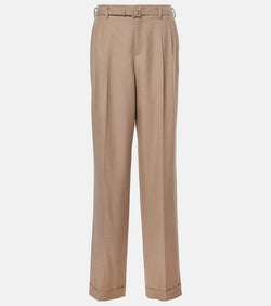 Ralph Lauren Collection Stamford high-rise wool straight pants