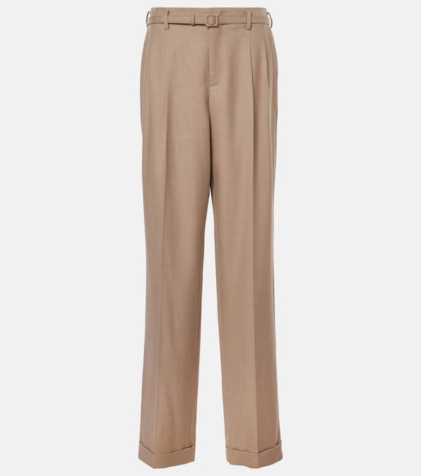 Ralph Lauren Collection Stamford high-rise wool straight pants