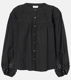 Velvet Carden broderie anglaise cotton blouse