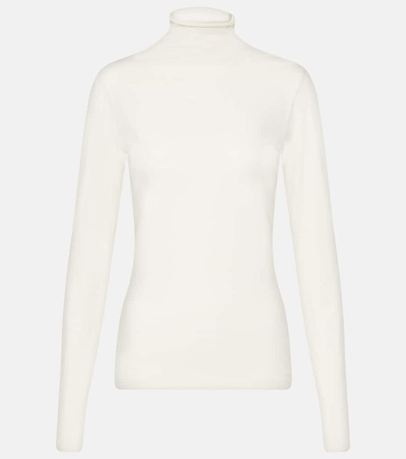 Velvet Talisia cotton-blend turtleneck top