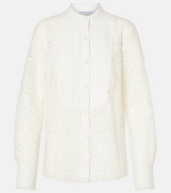 Veronica Beard Naya embroidered shirt