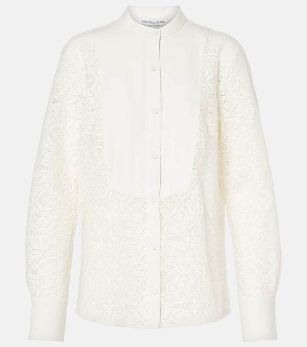 Veronica Beard Naya embroidered shirt