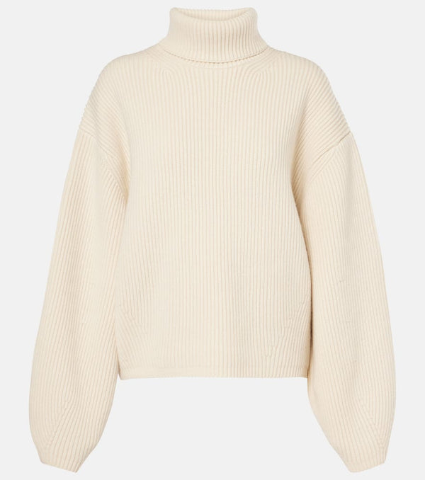 Toteme Ribbed-knit wool-blend turtleneck sweater