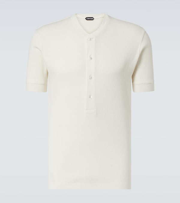 Tom Ford Knitted cotton-blend top