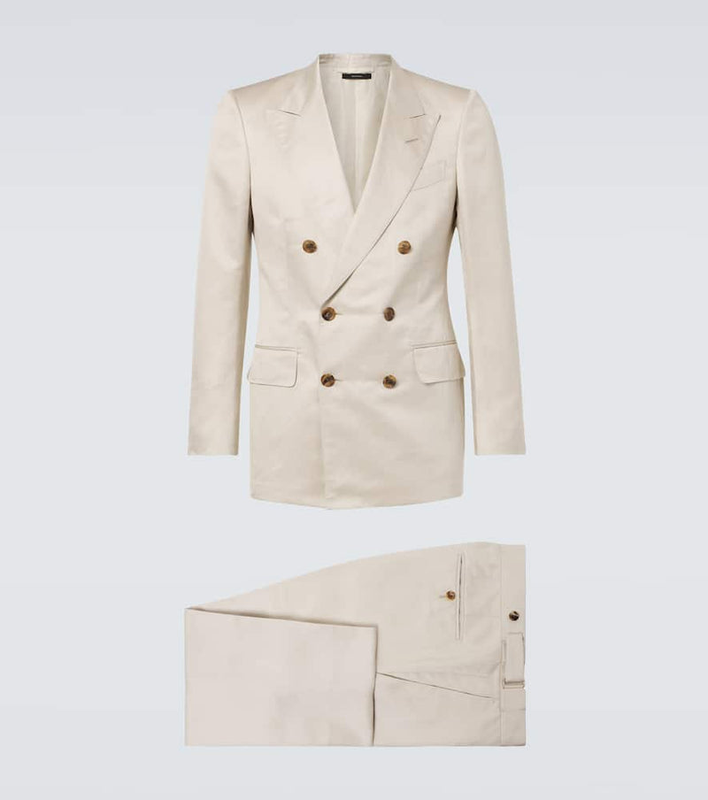 Tom Ford Silk and linen twill suit