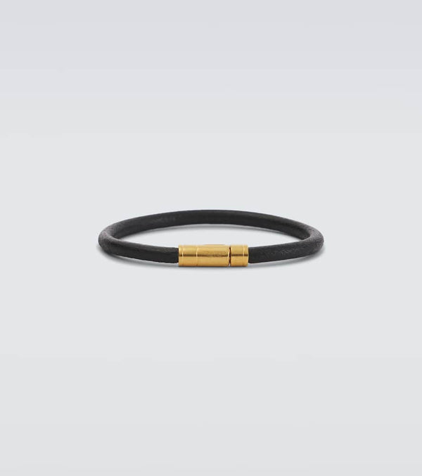 Tom Ford Logo leather bracelet