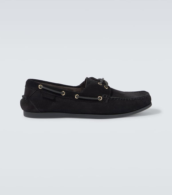 Tom Ford Robin suede boat shoes