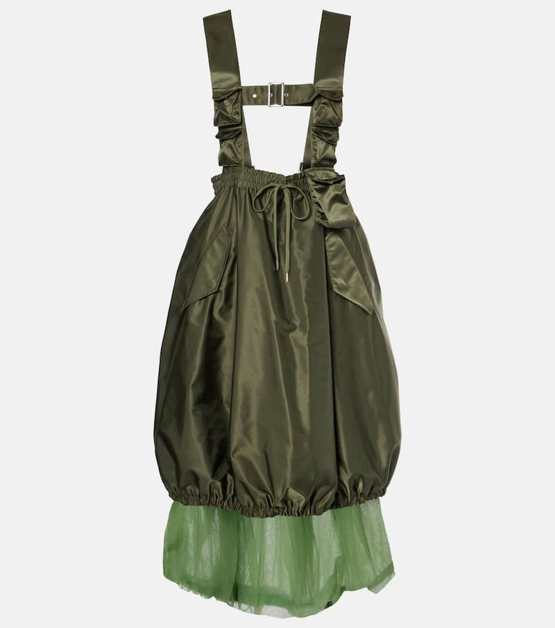 Noir Kei Ninomiya Tiered cargo dress