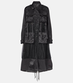 Noir Kei Ninomiya Reversible trench coat