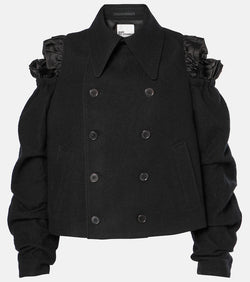 Noir Kei Ninomiya Cutout wool jacket