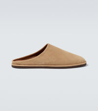 Auralee Suede mules