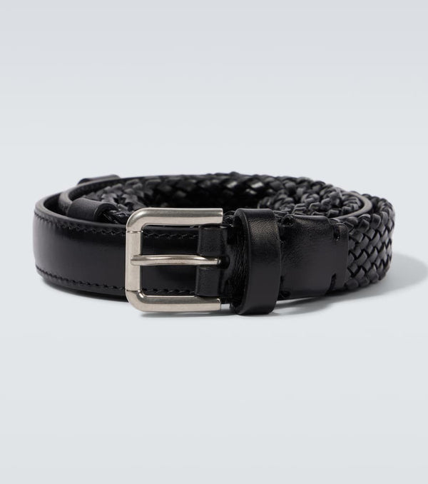 Dolce & Gabbana Braided leather belt