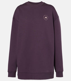 Adidas by Stella McCartney Cotton-blend fleece sweatshirt