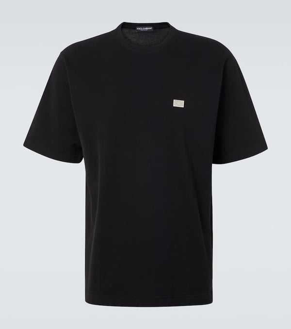 Dolce & Gabbana Logo cotton piqué T-shirt