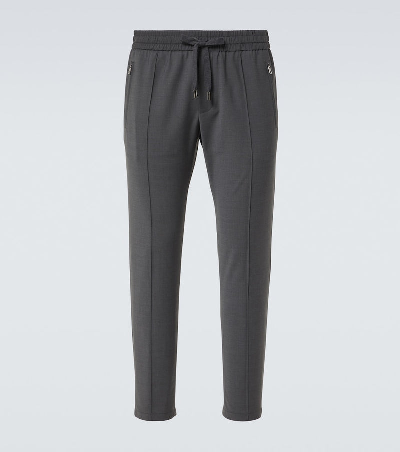 Dolce & Gabbana Wool-blend straight pants