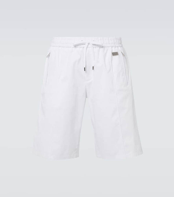 Dolce & Gabbana Cotton gabardine Bermuda shorts