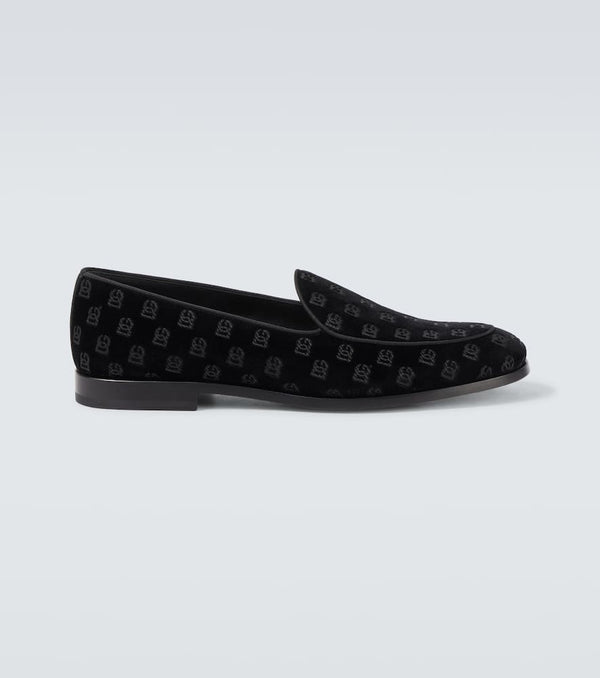 Dolce & Gabbana Vivaldi velvet loafers