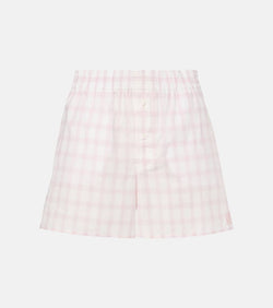 Loewe Checked cotton short