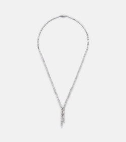 Suzanne Kalan 18kt white gold necklace with diamonds