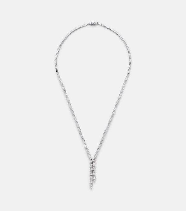 Suzanne Kalan 18kt white gold necklace with diamonds