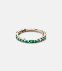 Stone and Strand Forever Birthstone 14kt gold ring with emerald