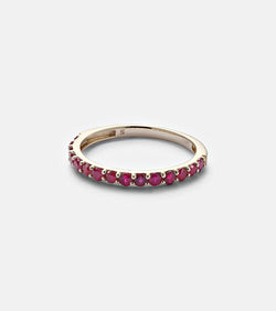 Stone and Strand Forever Birthstone 14kt gold ring with ruby