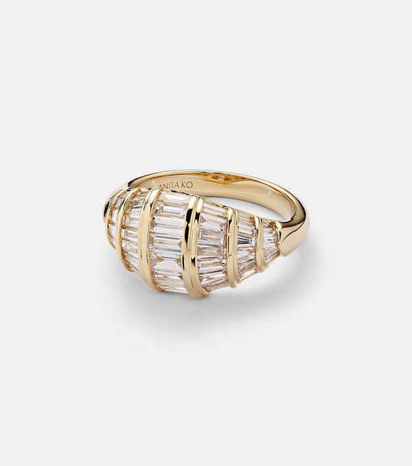 Anita Ko Zoe 18kt gold ring with diamonds