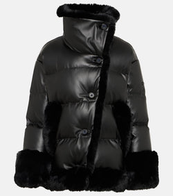 Goldbergh Solange faux fur-trimmed down jacket