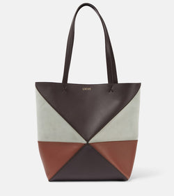 Loewe Puzzle Fold leather tote bag