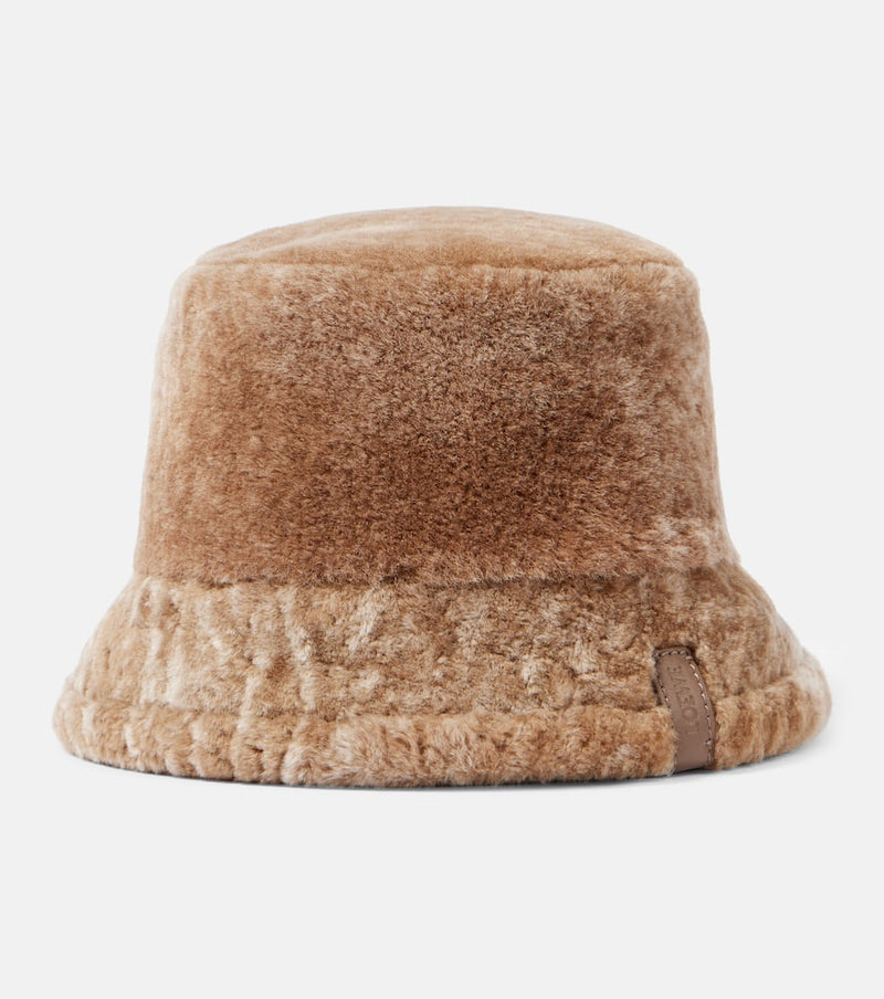 Loewe Shearling bucket hat