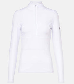 Jet Set Ginger half-zip top