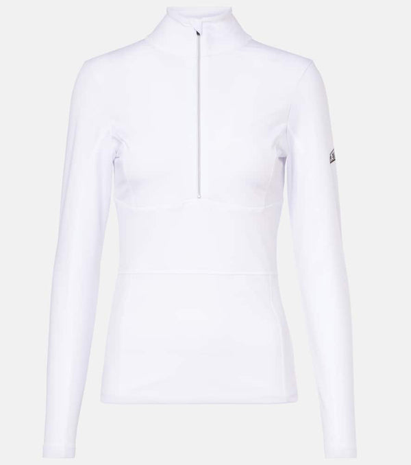 Jet Set Ginger half-zip top