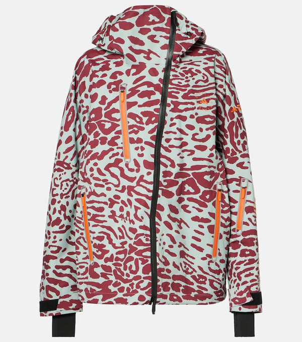 Adidas by Stella McCartney x Terrex TrueNature 2L leopard-print ski jacket