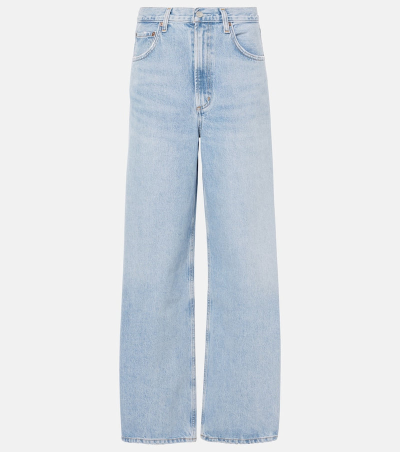 Agolde Low Curve mid-rise barrel-leg jeans