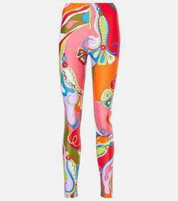 Pucci Orchidee printed leggings