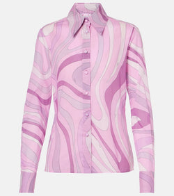 Pucci Orchidee cotton muslin shirt