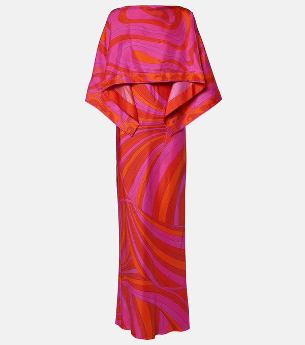 Pucci Iride silk twill maxi dress