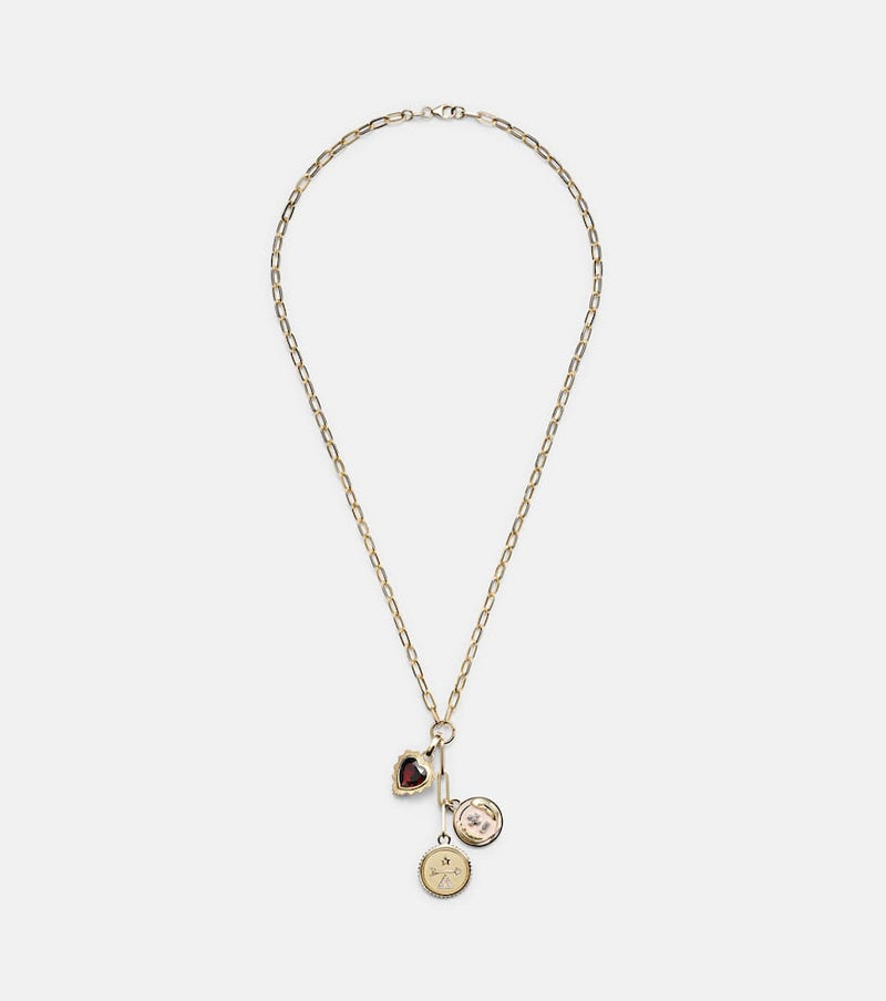 FoundRae Dream & Vivacity 18kt gold necklace with diamonds