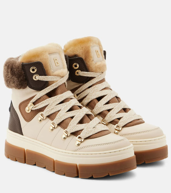 Bogner Vaduz shearling-lined leather ankle boots