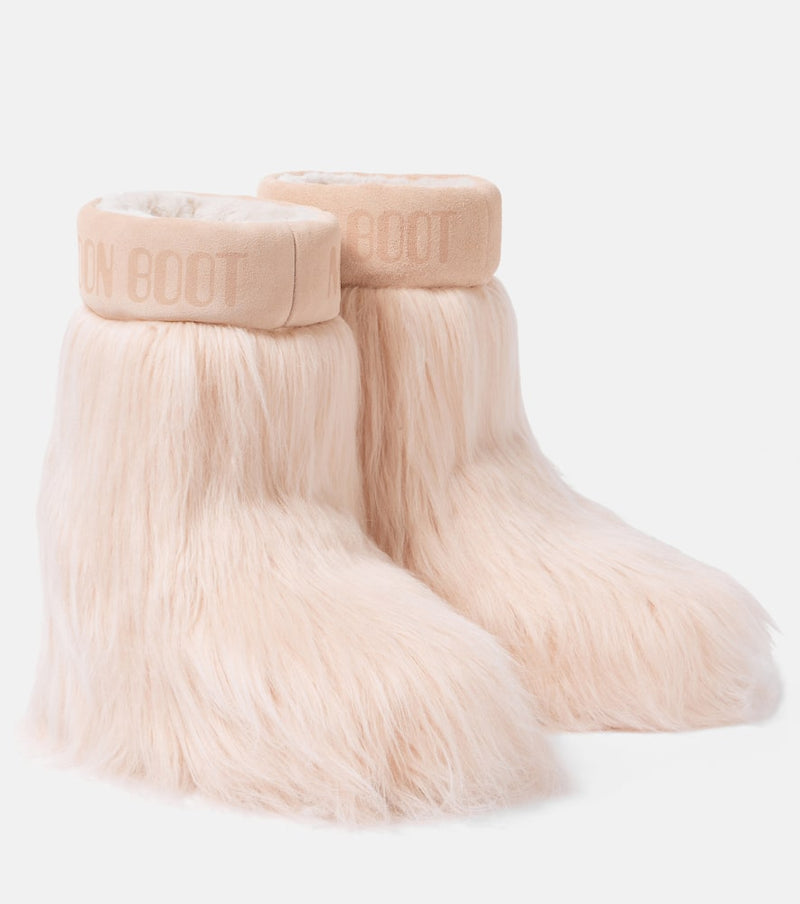 Moon Boot Icon Yeti faux fur-trimmed snow boots