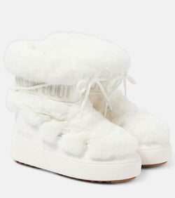 Moon Boot MB Ltrack faux-fur trimmed snow boots