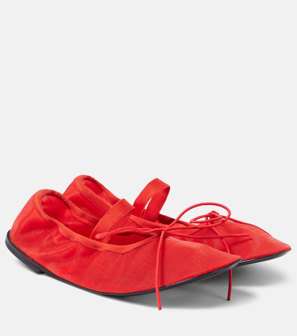 Proenza Schouler Glove mesh Mary Jane flats