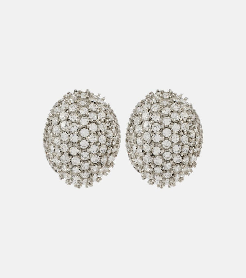 Jennifer Behr Tinsel crystal-embellished earrings