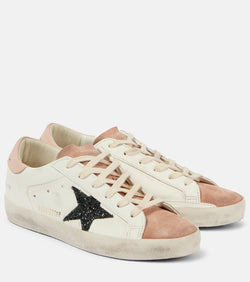 Golden Goose Super Star glitter leather sneakers