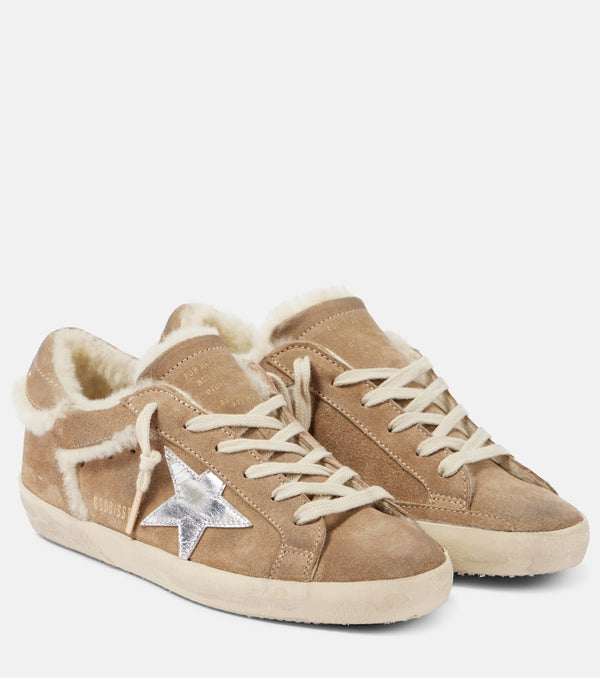 Golden Goose Super-star glitter suede sneakers