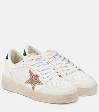 Golden Goose Ball Star 2 embellished leather sneakers