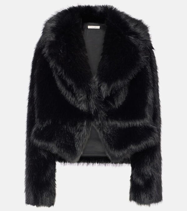 The Sei Faux fur bomber jacket