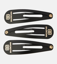 Balenciaga Holli BB set of 3 hair clips
