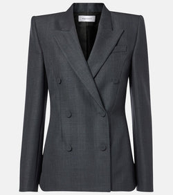 Alexander McQueen Wool and mohair blazer