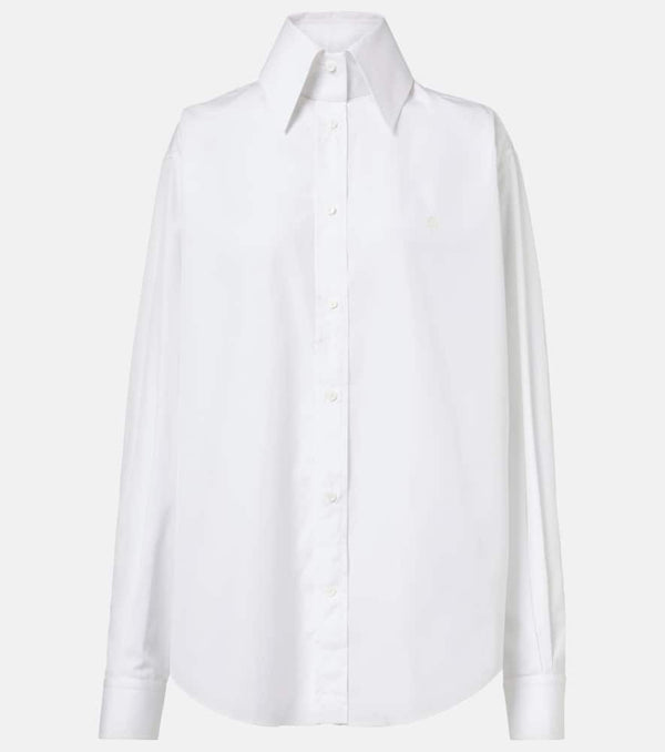 Alexander McQueen Oversized cotton poplin shirt